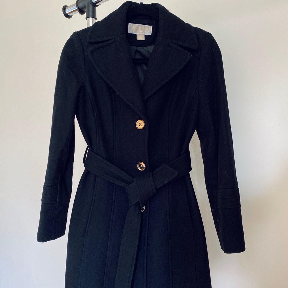 Black Michael Kors Coat size 2